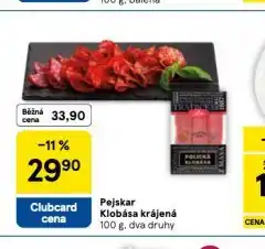Tesco Pejskar klovása krájená nabídka