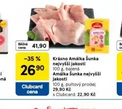 Tesco Šunka amálka nabídka