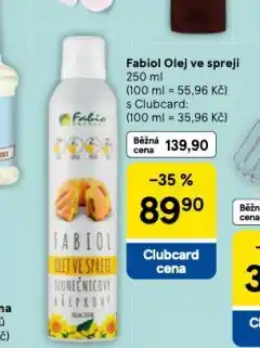 Tesco Fabio olej ve spreji nabídka