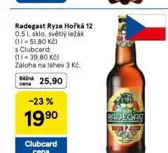 Tesco Pivo radegast ryze hořká 12 nabídka