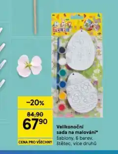 Tesco Veliknoční sada na malování nabídka