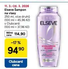 Tesco Elseve šampon nabídka
