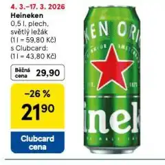 Tesco Pivo heineken nabídka