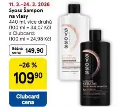 Tesco Syoss šampon nabídka