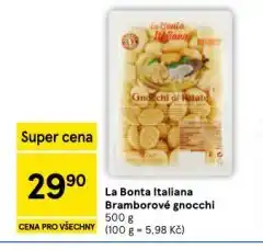 Tesco La bonty italiana bramborové gnocchi nabídka