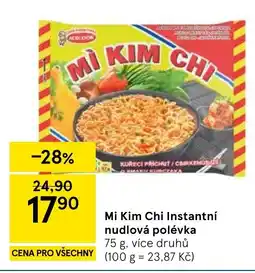 Tesco Mi Kim Chi Instantní nudlová polévka nabídka