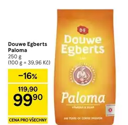 Tesco Douwe Egberts Paloma nabídka