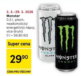 Tesco Monster nabídka
