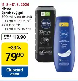 Tesco NIVEA Sprchový gel nabídka