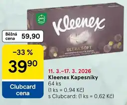 Tesco Kleenex Kapesníky nabídka