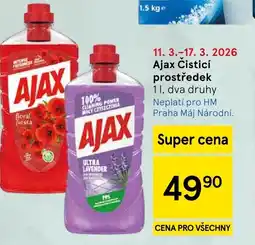 Tesco Ajax Čisticí prostředek nabídka