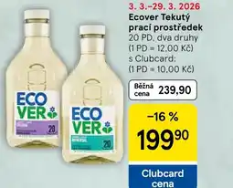 Tesco Ecover Tekutý prací prostředek nabídka
