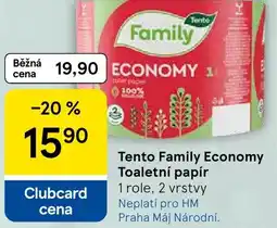 Tesco Tento Family Economy Toaletní papír nabídka