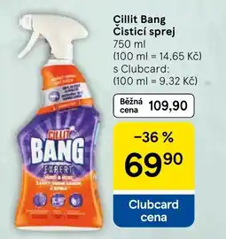 Tesco Cillit Bang Čisticí sprej nabídka