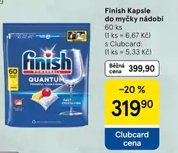 Tesco Finish Kapsle do myčky nádobí nabídka
