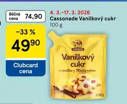 Tesco Cassonade Vanilkový cukr nabídka