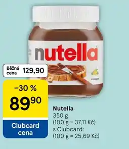 Tesco Nutella nabídka