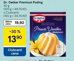 Tesco Dr. Oetker Premium Puding nabídka
