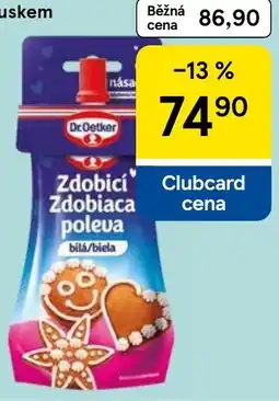 Tesco Dr. Oetker Zdobicí poleva bílá nabídka