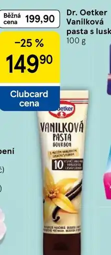 Tesco Dr. Oetker Vanilková pasta s luskem nabídka