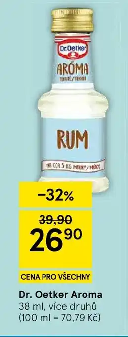 Tesco Dr. Oetker Aroma nabídka