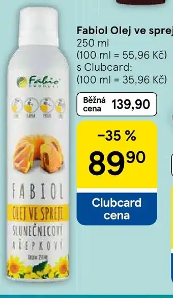 Tesco Fabiol Olej ve spreji nabídka