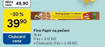 Tesco Fino Papír na pečení nabídka