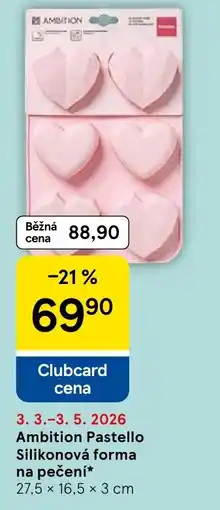 Tesco Ambition Pastello Silikonová forma na pečení nabídka