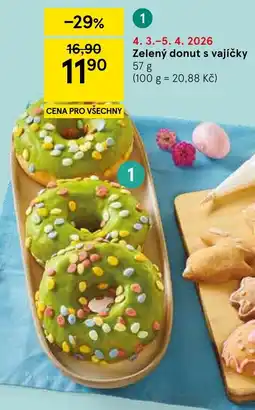 Tesco Zelený donut s vajíčky nabídka
