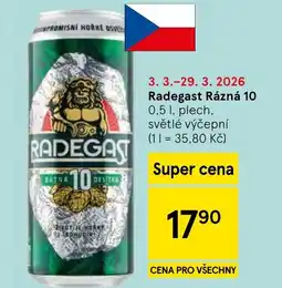 Tesco Radegast Rázná 10 nabídka