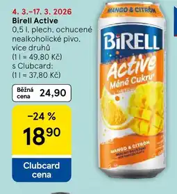 Tesco Birell Active nabídka