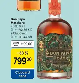 Tesco Don Papa Masskara nabídka