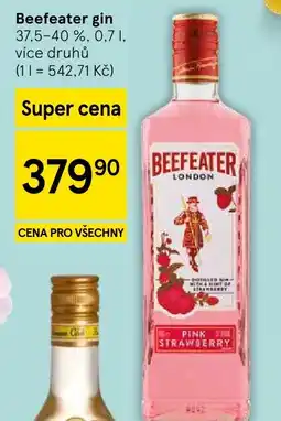 Tesco Beefeater gin nabídka
