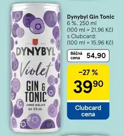 Tesco Dynybyl Gin Tonic nabídka