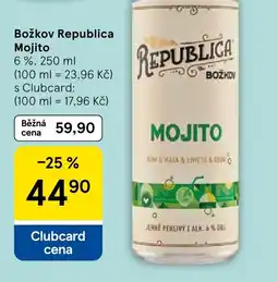 Tesco Božkov Republica Mojito nabídka