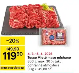 Tesco Tesco Mleté maso míchané nabídka