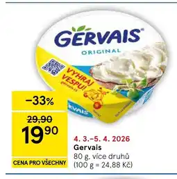 Tesco Gervais nabídka