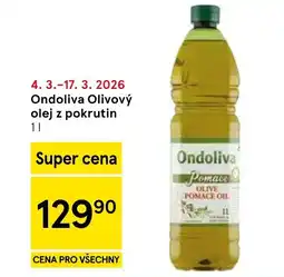 Tesco Ondoliva Olivový olej z pokrutin nabídka
