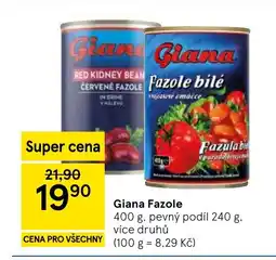 Tesco Giana Fazole nabídka