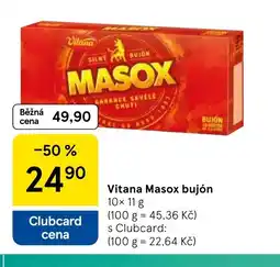 Tesco Vitana Masox bujón nabídka