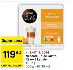 Tesco Nescafé Dolce Gusto Kávové kapsle nabídka