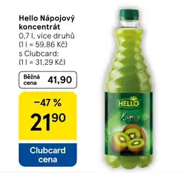 Tesco Hello Nápojový koncentrát nabídka