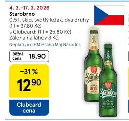 Tesco Starobrno nabídka