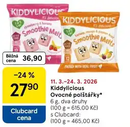 Tesco Kiddylicious Ovocné polštářky nabídka