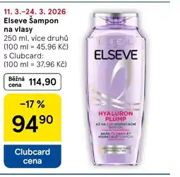 Tesco Elseve Šampon na vlasy nabídka