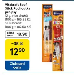 Tesco Vitakraft Beef Stick Pochoutka pro psy nabídka