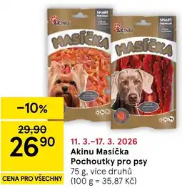 Tesco Akinu Masíčka Pochoutky pro psy nabídka