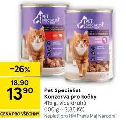 Tesco Pet Specialist Konzerva pro kočky nabídka