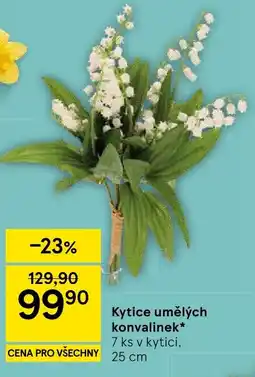 Tesco Kytice umělých konvalinek nabídka