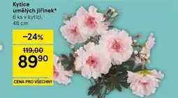 Tesco Kytice umělých jiřinek nabídka